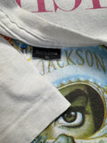 Rare! 1992 Screen Stars Shirt Michael Jackson Dangerous World Tour Single Stitch Weiß XL