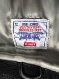 1997 Levis Lederjacke Schwarz XL