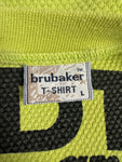 Vintage Brubaker Shirt 90s "Speedtools and machines" Gelb L