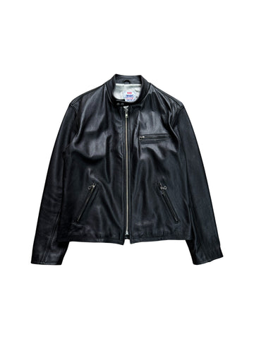1997 Levis Lederjacke Schwarz XL