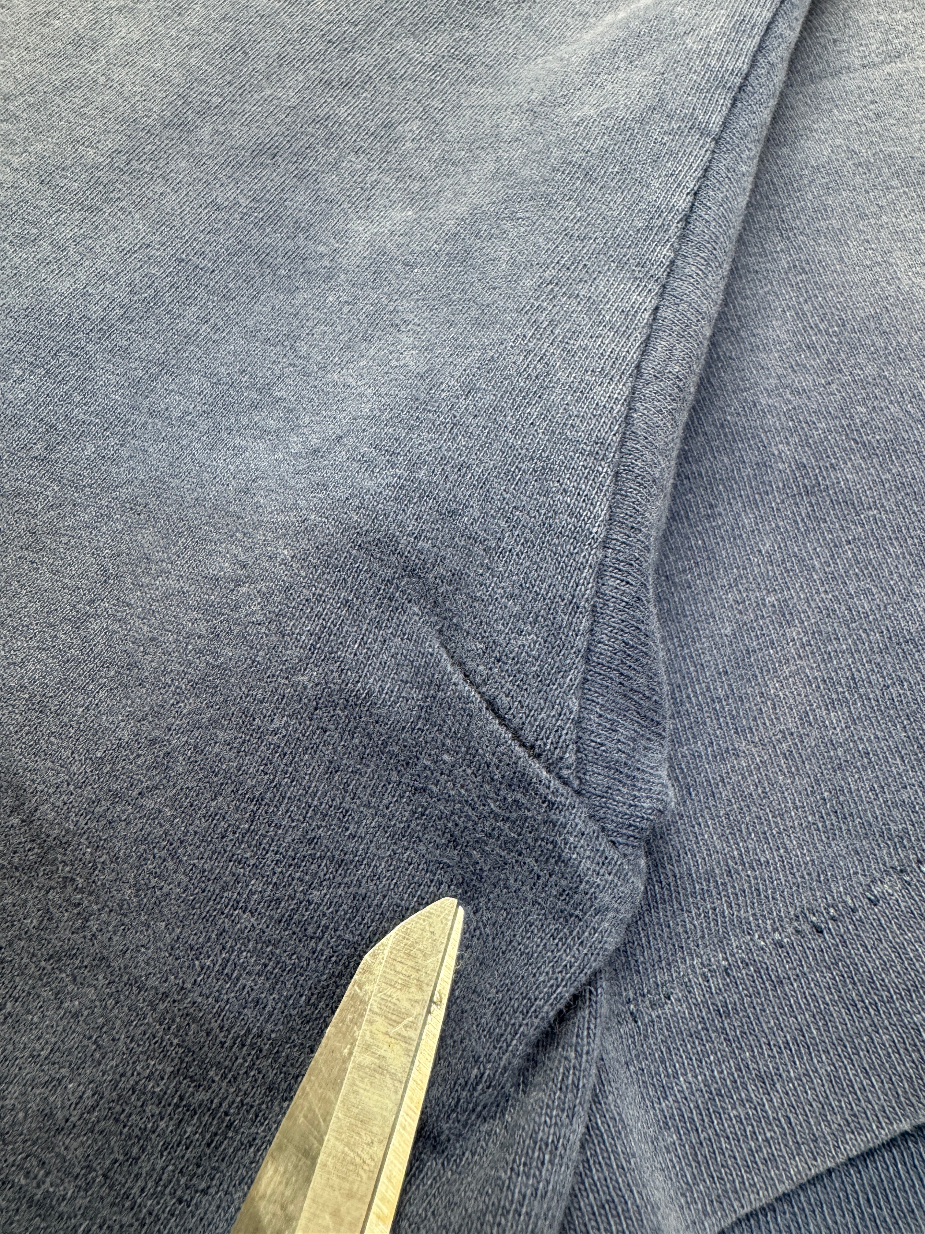 90s Overdose Shirt "Pump Junk" Faded Single Stitch Dunkelblau M-L