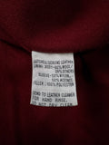 1996 Levis Lederjacke Red Lining Grau L
