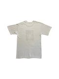 90s Blümchen Shirt "verliebt... die Goldedition" Single Stitch Weiß S-M