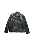 1996 Levis Lederjacke Red Lining Grau L