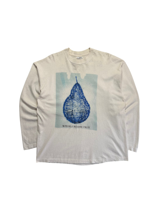 1995 Screen Stars Longsleeve M People Bizarre Fruit Tour Single Stitch Weiß XL