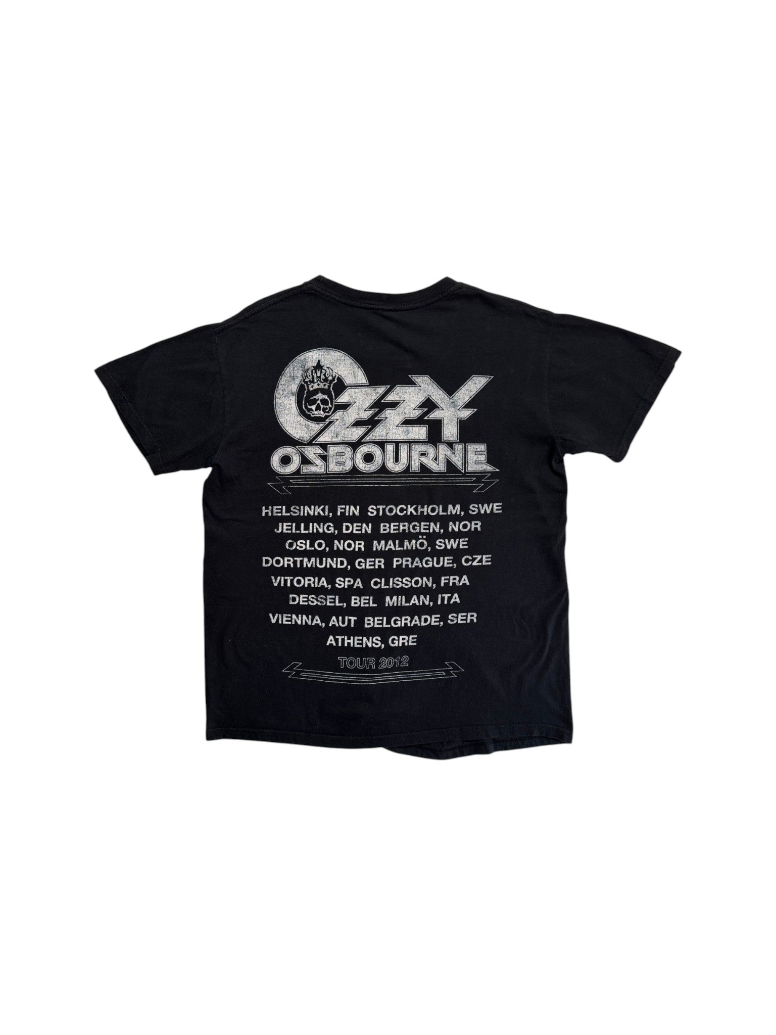 2012 Gildan Tour Shirt Ozzy Osbourne Schwarz L