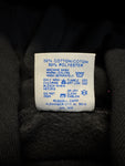 1990 Jerzees Hoodie "Fire-Fighters" Made In USA Schwarz L