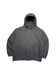 90s Nike Hoodie Center Swoosh Faded Made In USA Schwarz XL