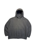 90s Nike Hoodie Center Swoosh Faded Made In USA Schwarz XL