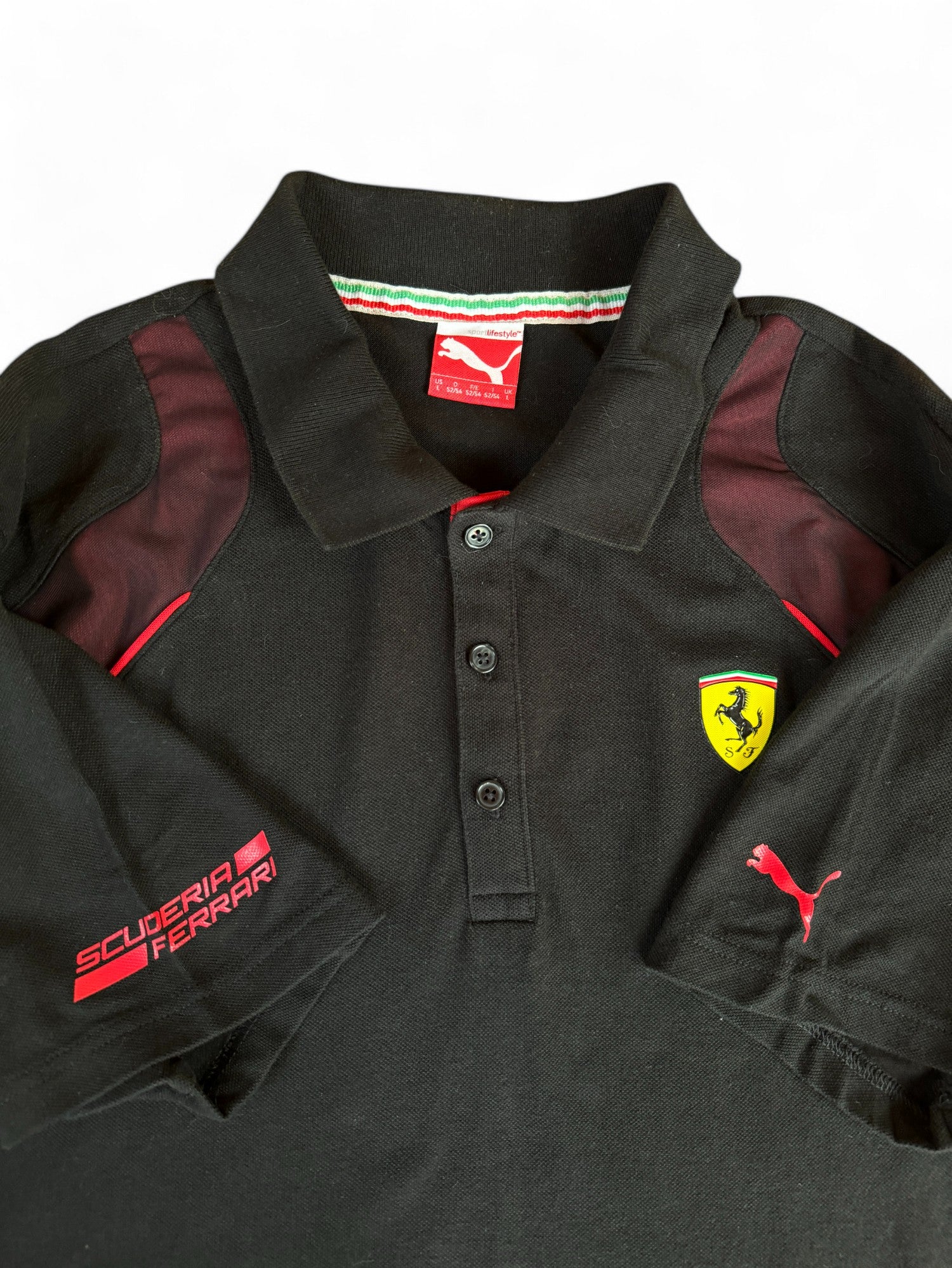 Puma Poloshirt 00s Ferrari Schwarz L - RareRags