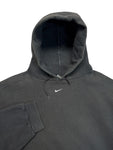 90s Nike Hoodie Center Swoosh Faded Made In USA Schwarz XL