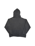 90s Nike Hoodie Center Swoosh Faded Made In USA Schwarz XL