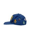 90s WM Cap Italien Mit Patches Blau