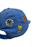 90s WM Cap Italien Mit Patches Blau