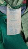 Vintage Adidas Sportjacke 80s Velours By Ventex Terinda Textile Fiber Made In France Grün Blau M