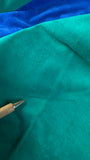 Vintage Adidas Sportjacke 80s Velours By Ventex Terinda Textile Fiber Made In France Grün Blau M