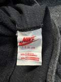 90s Nike Sweater Mit Stehkragen "Crosstraining" Made In Italy Dunkelgrau M