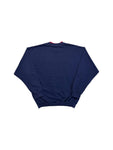 90s Adidas Sweater Doppelter Kragen Made In Singapore Blau D6 M
