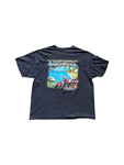 Hanes Shirt 2012 Harley Davidson "Fat&Happy- Siebla Malaga Spain" Schwarz XXL