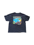 Hanes Shirt 2012 Harley Davidson "Fat&Happy- Siebla Malaga Spain" Schwarz XXL