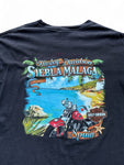 Hanes Shirt 2012 Harley Davidson "Fat&Happy- Siebla Malaga Spain" Schwarz XXL