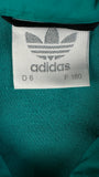 Vintage Adidas Sportjacke 90s Nylon Tactel Textile Fiber Grün/Türkis D6 M-L