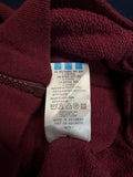 90s Adidas Full Zip Sweater Bordeaux Dunkelblau D9 XL-XXL