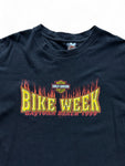 Vintage Harley Davidson Shirt 1999 Daytona Beach Bike Week Made In USA Schwarz XXL