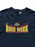 Vintage Harley Davidson Shirt 1999 Daytona Beach Bike Week Made In USA Schwarz XXL