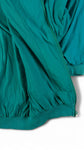 Vintage Adidas Sportjacke 90s Nylon Tactel Textile Fiber Grün/Türkis D6 M-L
