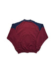 90s Adidas Full Zip Sweater Bordeaux Dunkelblau D9 XL-XXL
