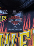 Vintage Harley Davidson Shirt 1999 Daytona Beach Bike Week Made In USA Schwarz XXL