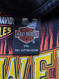 Vintage Harley Davidson Shirt 1999 Daytona Beach Bike Week Made In USA Schwarz XXL