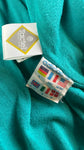 Vintage Adidas Sportjacke 90s Nylon Tactel Textile Fiber Grün/Türkis D6 M-L