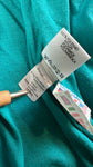 Vintage Adidas Sportjacke 90s Nylon Tactel Textile Fiber Grün/Türkis D6 M-L