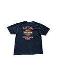 Vintage Harley Davidson Shirt 1999 Daytona Beach Bike Week Made In USA Schwarz XXL
