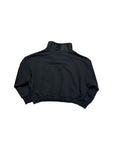 Parajumpers Sweater Quarterzip Cropped "Fleece" Schwarz XL