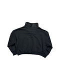 Parajumpers Sweater Quarterzip Cropped "Fleece" Schwarz XL