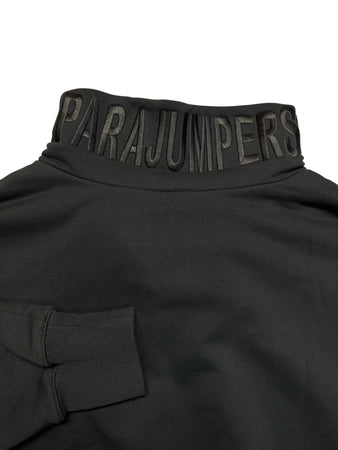Parajumpers Sweater Quarterzip Cropped "Fleece" Schwarz XL