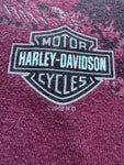 Harley Davidson Shirt 2008 "Orlando, Florida" Made In USA Dunkelrot XL