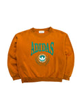 90s Adidas By Descente Sweater Senfgelb Kinder 152 XXS-XS