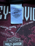 Harley Davidson Shirt 2008 "Orlando, Florida" Made In USA Dunkelrot XL