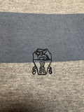 Brunello Cucinelli Polo Shirt Gestreift Grau Blau XXS