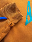 90s Adidas By Descente Sweater Senfgelb Kinder 152 XXS-XS