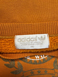 90s Adidas By Descente Sweater Senfgelb Kinder 152 XXS-XS