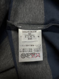 Brunello Cucinelli Polo Shirt Gestreift Grau Blau XXS
