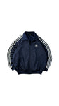 Vintage Adidas Sportjacke 90s Firebird Dunkelblau D6 M-L