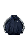 Vintage Adidas Sportjacke 90s Firebird Dunkelblau D6 M-L