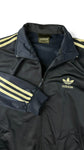 Vintage Adidas Sportjacke 90s Firebird Dunkelblau D6 M-L