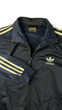 Vintage Adidas Sportjacke 90s Firebird Dunkelblau D6 M-L